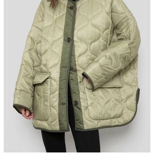 New With Tags The Frankie Shop Ripstop Quilted Jacket XS/S